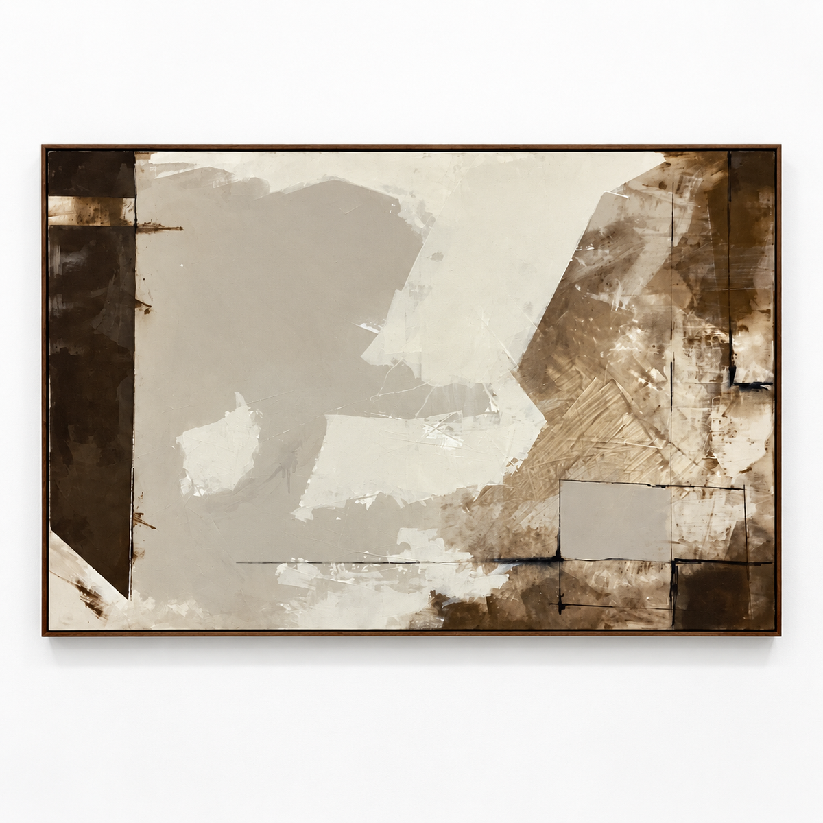 Earthward — original abstract painting by Karlos Marquez