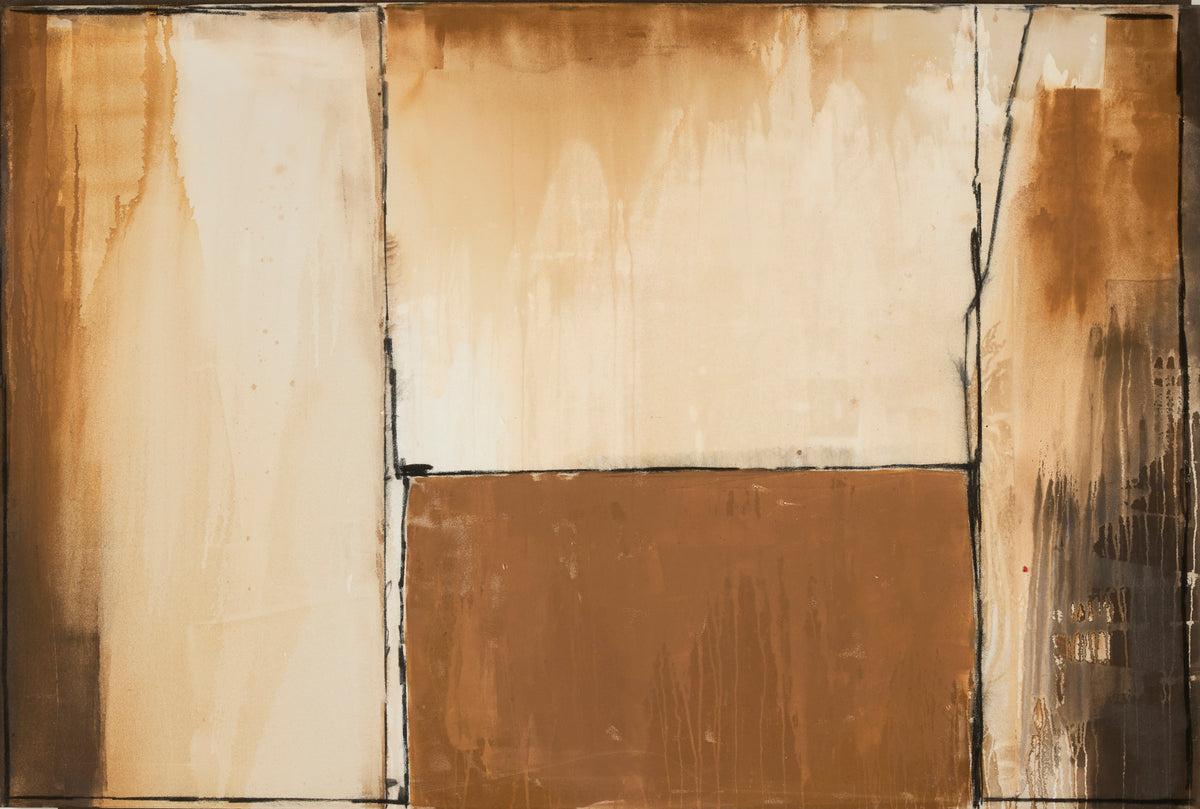 Ochre Stillness — original painting by Karlos Marquez